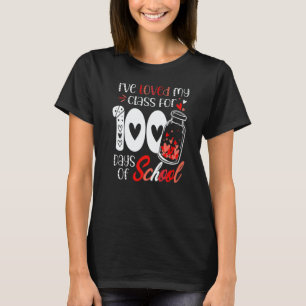 Camiseta Eu amei minha turma por 100 dias de professor na e