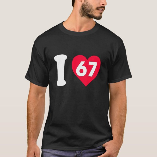 Camiseta Eu Amo 67 (Frente)