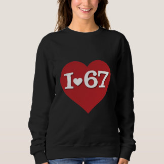 Camiseta Eu Amo 67