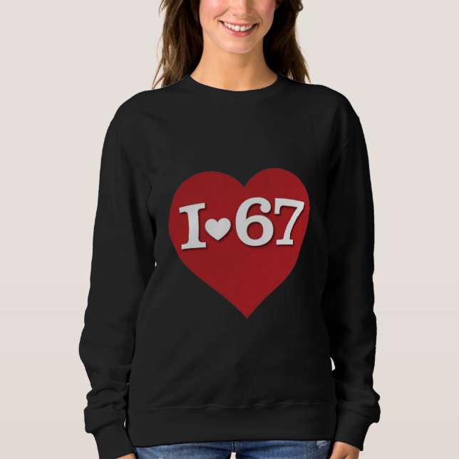 Camiseta Eu Amo 67 (Frente)