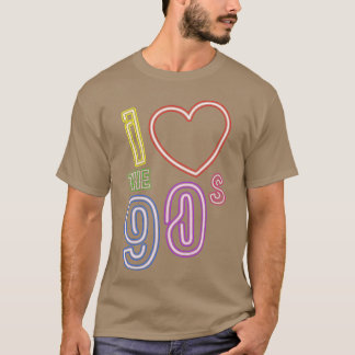 Camiseta eu amo 90s Retro Old School