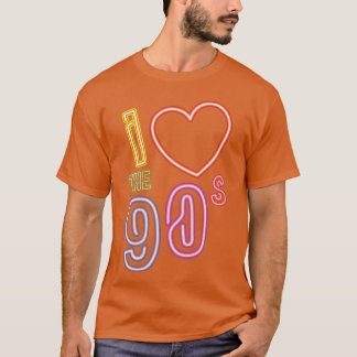 Camiseta eu amo 90s Retro Old School
