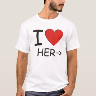 Camiseta Eu amo-a