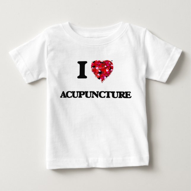 Camiseta Eu amo a acupunctura (Frente)