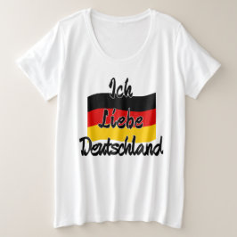 Camiseta Eu Amo a Alemanha