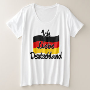 Camiseta Eu Amo a Alemanha