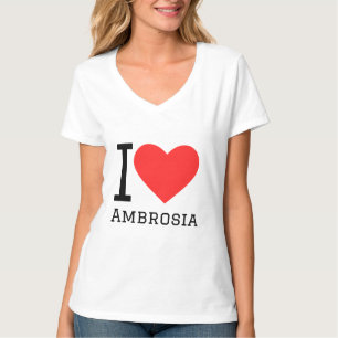Camiseta Eu amo a ambrosia