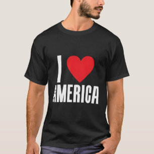 Camiseta Eu amo a América