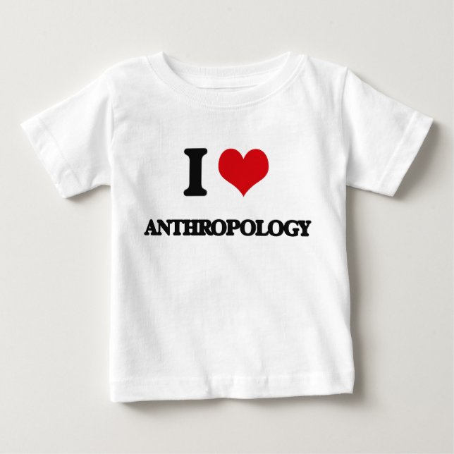 Camiseta Eu amo a antropologia (Frente)