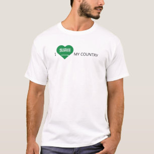Camiseta Eu amo a Arábia Saudita