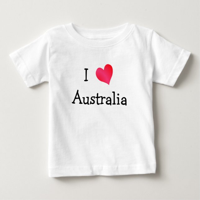 Camiseta Eu amo a Austrália (Frente)
