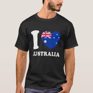 Camiseta Eu amo a Austrália