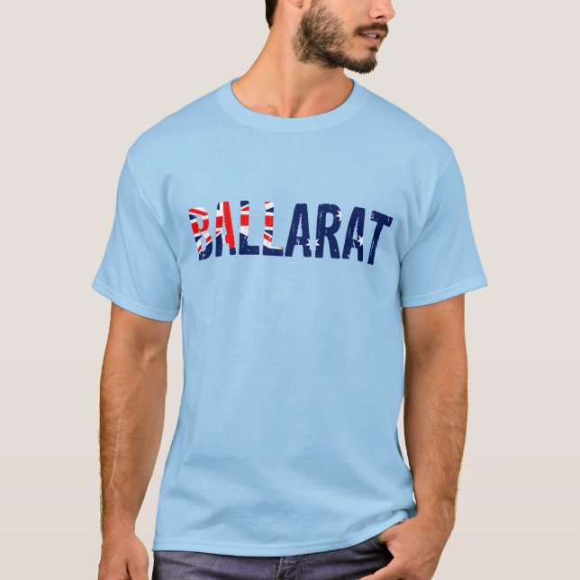 Camiseta Eu amo a Austrália Ballarat (Frente)