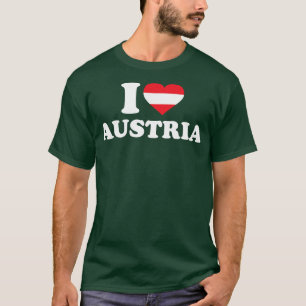 Camiseta Eu amo a Áustria