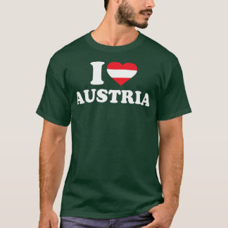 Camiseta Eu amo a Áustria