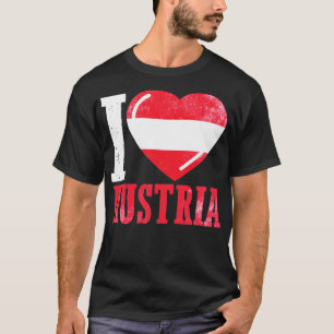 Camiseta Eu amo a Áustria