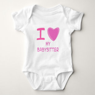 Camiseta Eu amo a babá