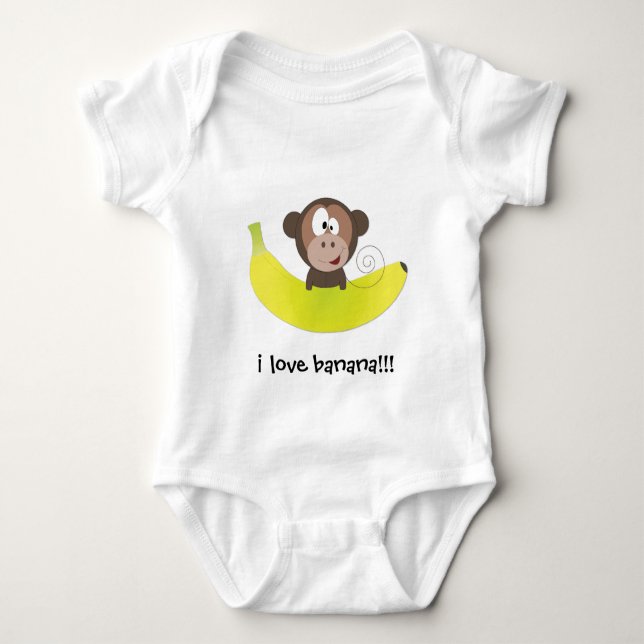 Camiseta eu amo a banana!!! (Frente)