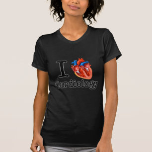 Camiseta Eu amo a cardiologia