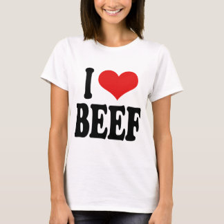 Camiseta Eu amo a carne