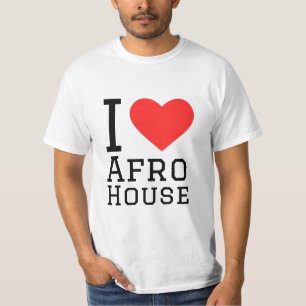 Camiseta Eu amo a casa afro