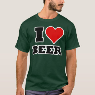 Camiseta Eu amo a cerveja