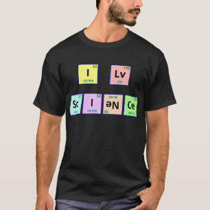 Camiseta Eu amo a ciência