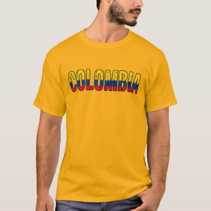 Camiseta Eu amo a Colômbia
