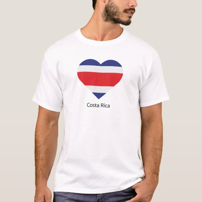 Camiseta Eu Amo a Costa Rica (Frente)