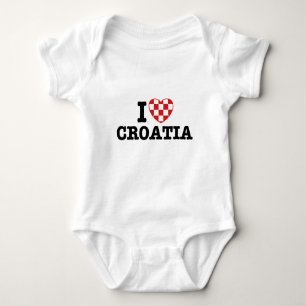 Camiseta Eu amo a Croácia