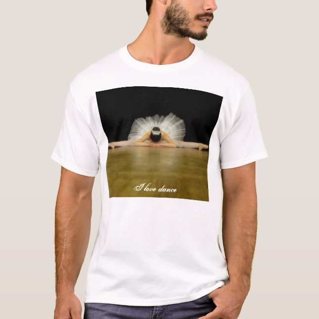 Camiseta Eu amo a dança (Frente)