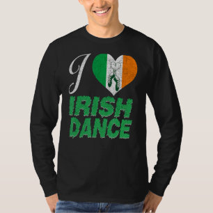 Camiseta Eu Amo A Dança Irlandesa Custa E Brisada