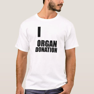 Camiseta Eu amo a doação de órgão - design engraçado l