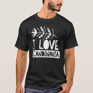 Camiseta Eu Amo A Escândalo De Raízes Escandinavas Nórdicas
