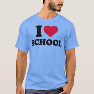 Camiseta Eu amo a escola