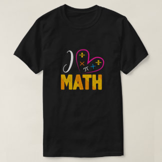 Camiseta Eu Amo A Escola De Matemática