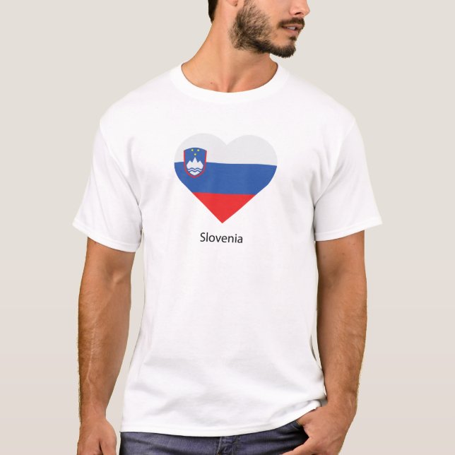 Camiseta Eu Amo A Eslovênia (Frente)