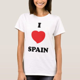 Camiseta EU AMO a espanha