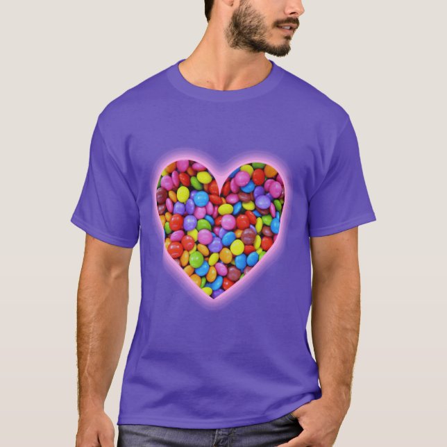 Camiseta Eu amo a família Smarties (Frente)