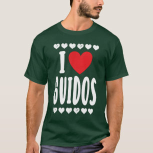 Camiseta Eu Amo a Festa Macho Urbana Italiana do Guido engr