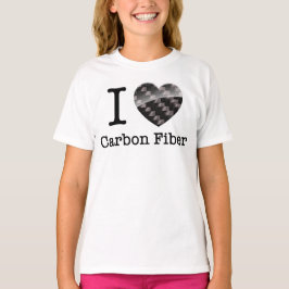Camiseta Eu amo a fibra do carbono