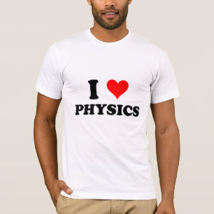 Camiseta Eu amo a física