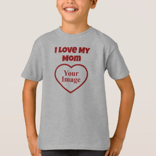 Camiseta Eu Amo a Foto da Minha Mãe