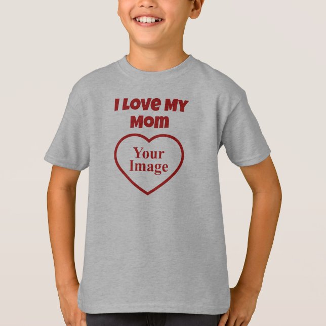 Camiseta Eu Amo a Foto da Minha Mãe (Frente)