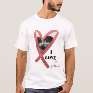 CAMISETA EU AMO A FOTO DA MINHA NAMORADA