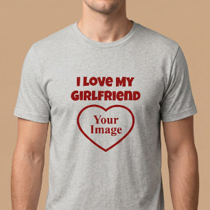 Camiseta Eu Amo a Foto da Minha Namorada