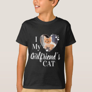 Camiseta Eu Amo a Foto do Gato da Minha Namorada