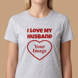 Camiseta Eu Amo a Foto do Meu Marido