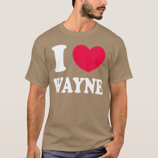 Camiseta Eu amo a garota Wayne