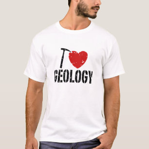 Camiseta Eu amo a geologia